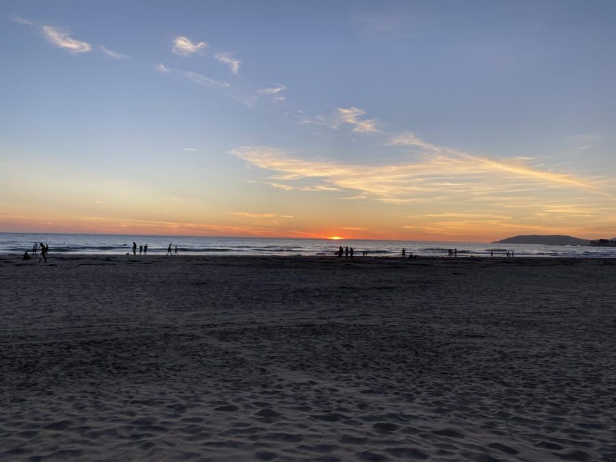 The sunset in Pismo Beach on October 12, 2020.