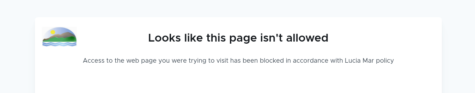 The page most LMUSD students see when they stumble upon a website or link blocked by the district.