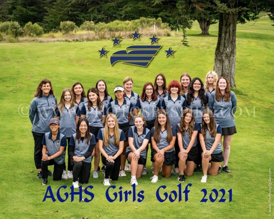 AGHS+Girls+Golf+team%2C+bonded+through+wins+and+losses%2C+but+mostly+wins.++