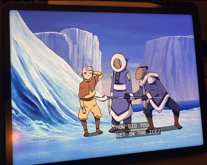 Episode 1 of Avatar, titled: The Boy in the Iceberg