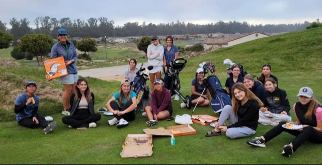 AGHS girls golf enjoy a friendly challenge scramble at Monarch Dunes Golf Course