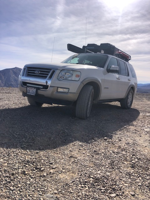 Nathan Thomas primary vehicle. He takes this Ford Explorer wherever he goes whether it be Overlanding, Off Road Recoveries, or to school. (Taken by Thomas)