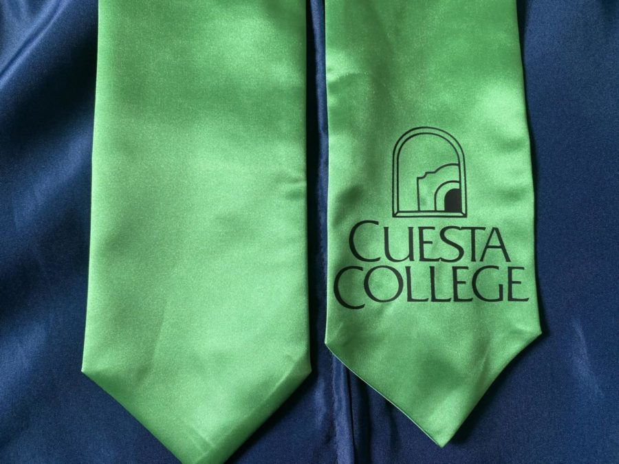 Cuesta+Stole+for+AGHS+graduation.+Worn+when+earning+IGETC+certification+of+Associates+degree+from+Cuesta.
