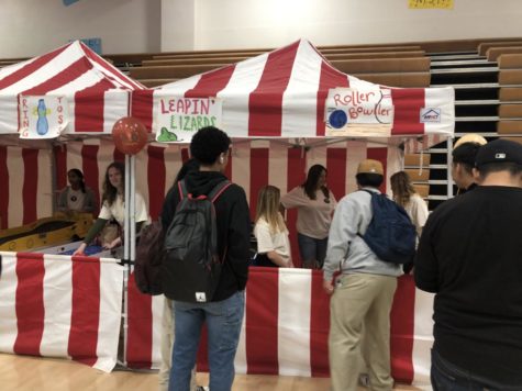 AGHS Leadership and AMS Entertainment of Santa Barbara partnered to bring a row of carnival games to this years Academic Carnival.