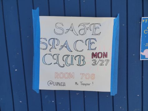 Throughout all of campus the Safe Space Club has set up posters to advertise their club. Most clubs do not do this, showing a special dedication from the Safe Space Club to get their club better recognized. 