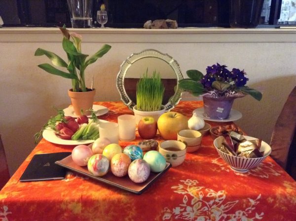 The Haft-Seen table is an important part of Nowruz.