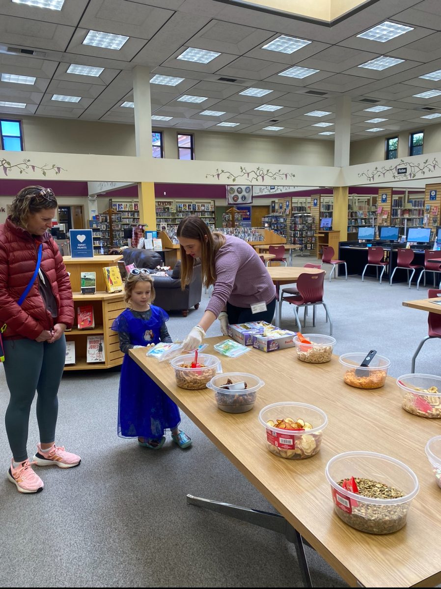 On February 10, members of TAB helped out with a kid activity where they assisted kids in making a healthy snack, teaching them the importance of nutrition.