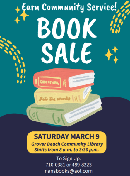 Grover Beach Community Library book sale