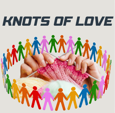 Knots of love stitches people together