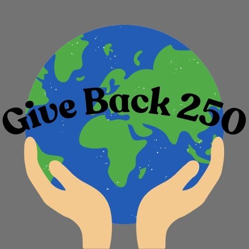 Give Back 250 club is passionate about giving back to the community.