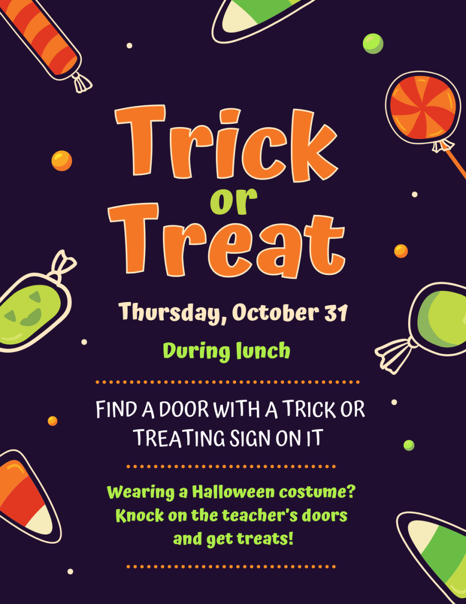 Classroom Trick or Treating on campus