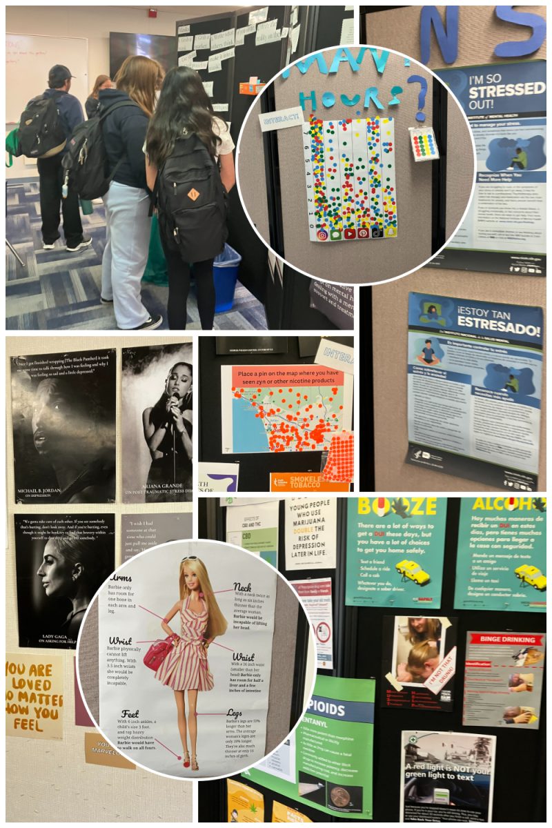 Friday Night Live displayed its student-run Awareness Art Gallery on campus last week, featuring posters, photos, and interactive pieces.