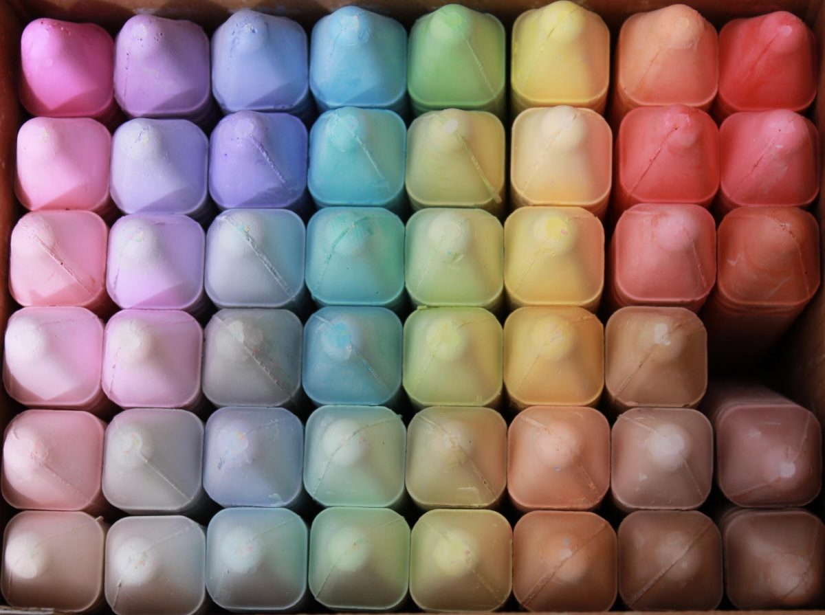 All participating students were supplied with chalk, some was used and some was brand new in the box. 