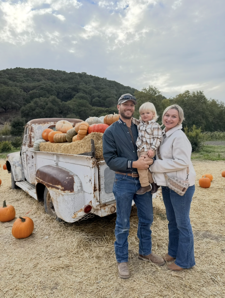 Trevor, Kali and Tanner Kraft took family photos and bought pumpkins at the farm.