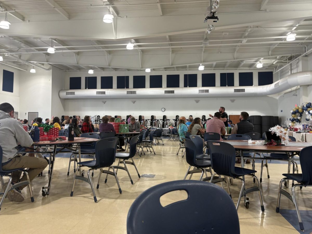 The staff social set up in the MPR.