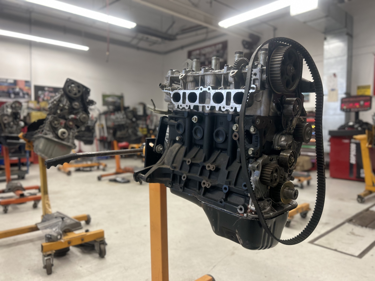 The intro class is studying engines and how they work.