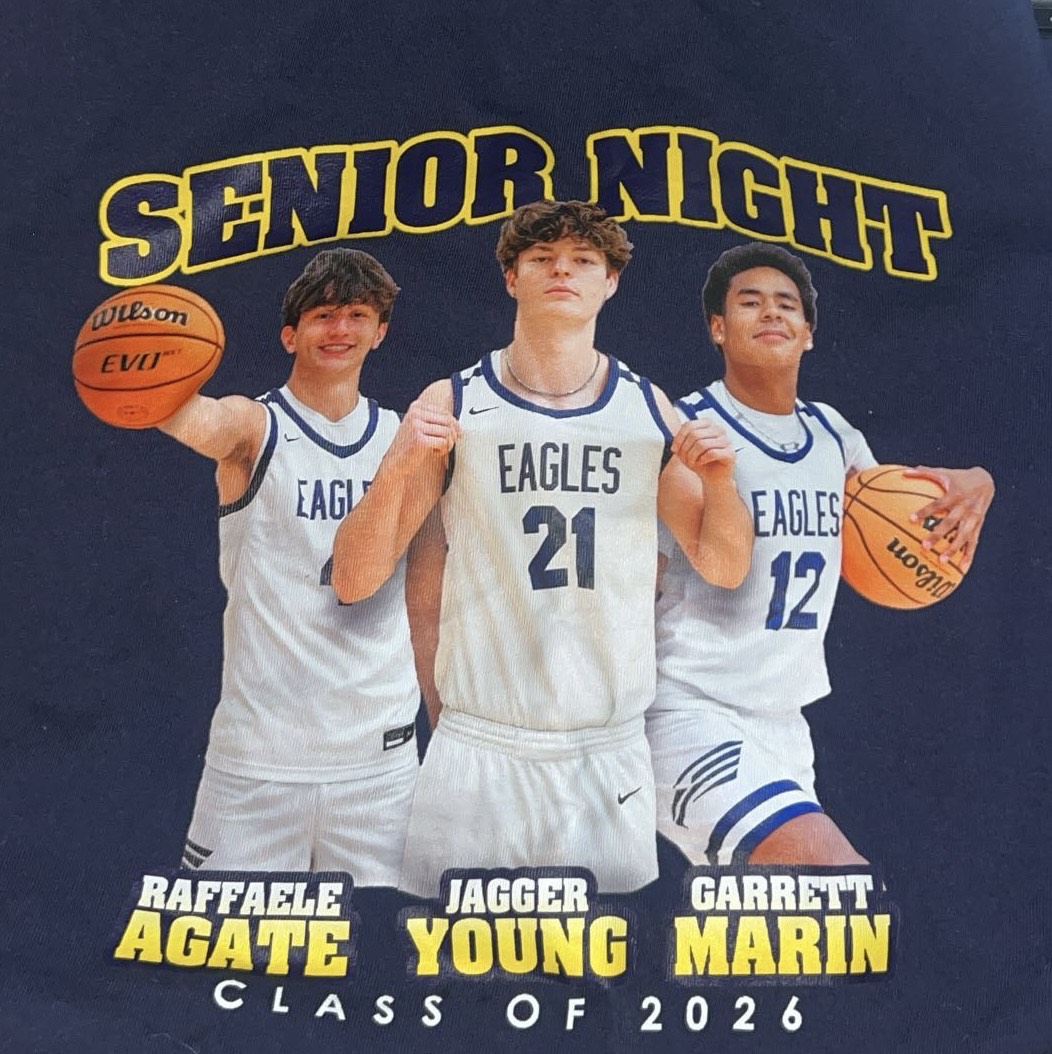 AGHS Senior night poster and shirt design.