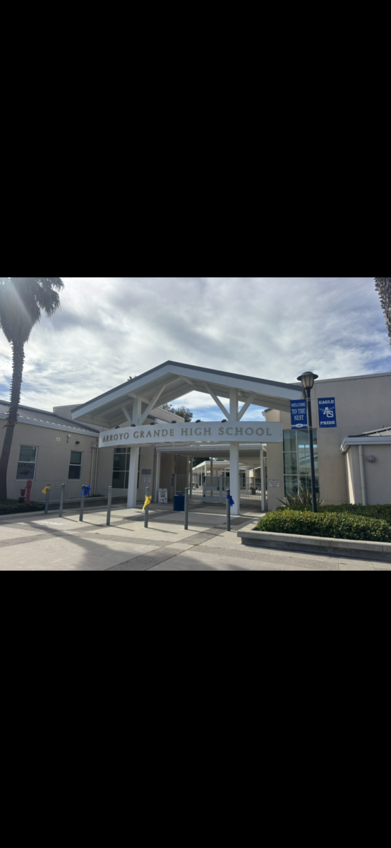 Arroyo Grande High School. Place of employment of teachers featured in the story. 