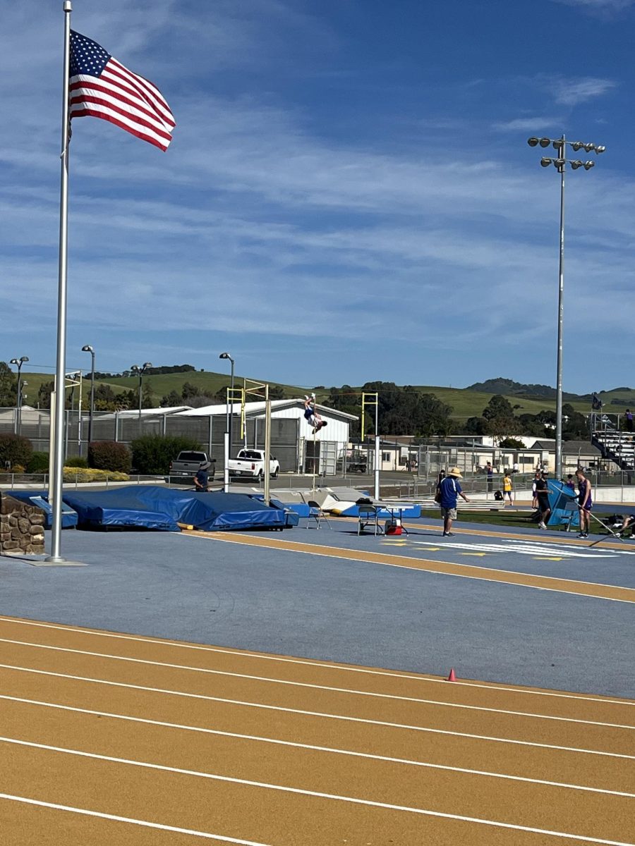 The AGHS pole vaulting team reached for new heights. 