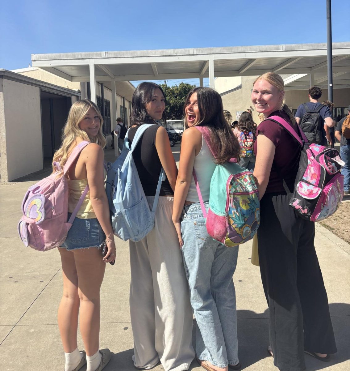 Students of AGHS, Kalyn Carmichael, Kendall Royal, Skyla Stiles, and Elyssa Sloan.

