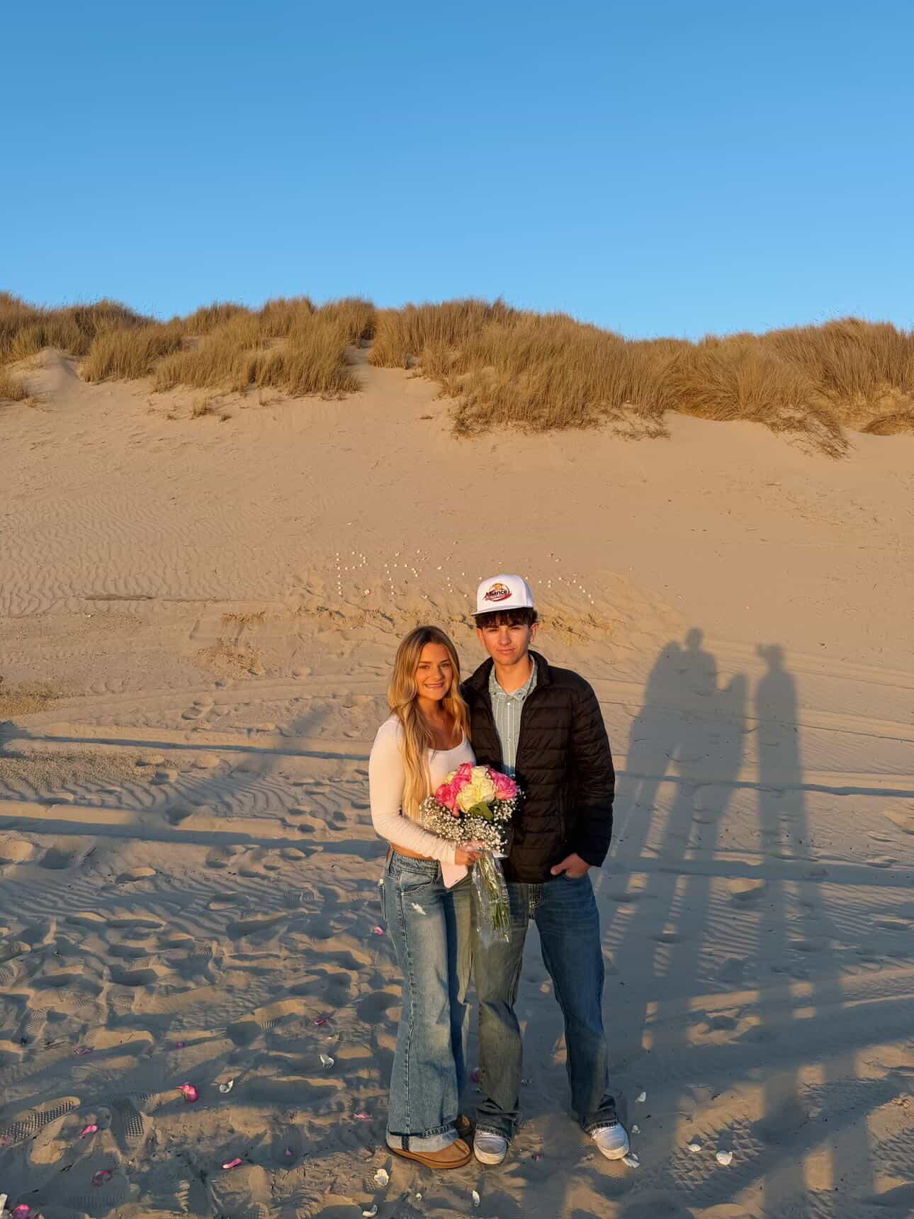 Brady Robertson asked Alexis Head to 2026 AGHS Prom. Photo Courtesy of Toby Kesselring.