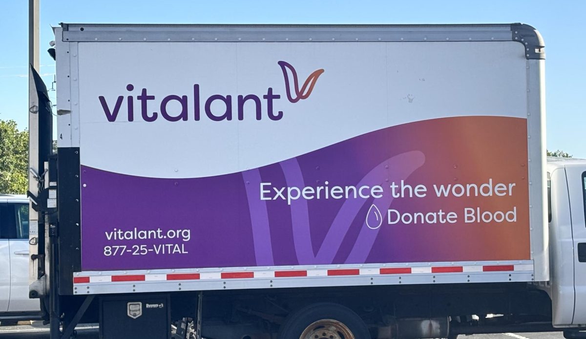  Vitalant truck which helps transport  equipment. 