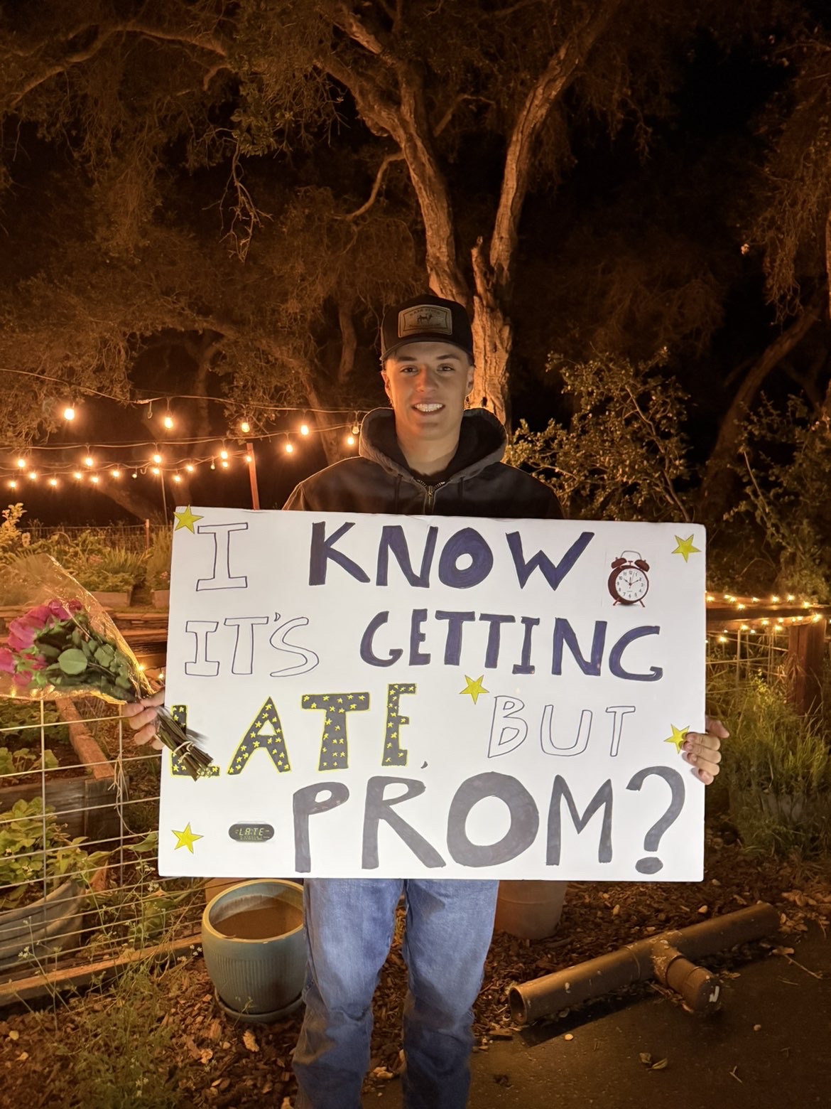 Hayden Green asked Kalyn Carmichael to 2026 AGHS Prom. Photo Courtesy of Kerrily Carmichael.