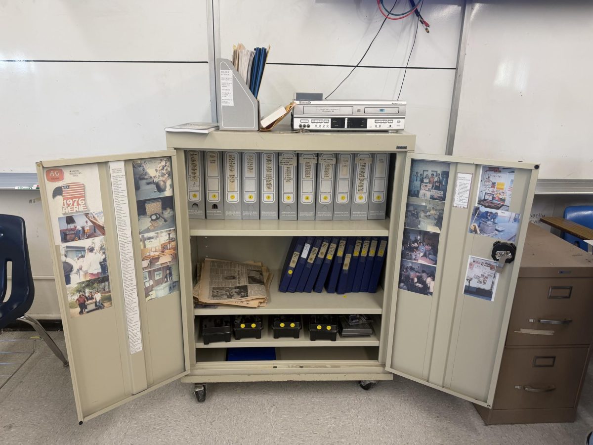 The official opened time capsule, from the class of 1976